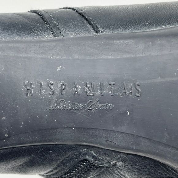 Hispanitas Ankle Boots Black Leather Shooties Side Zip Women's EU 36 - Picture 8 of 11
